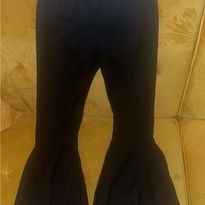 SHEIN Kids Black Flared Bottoms